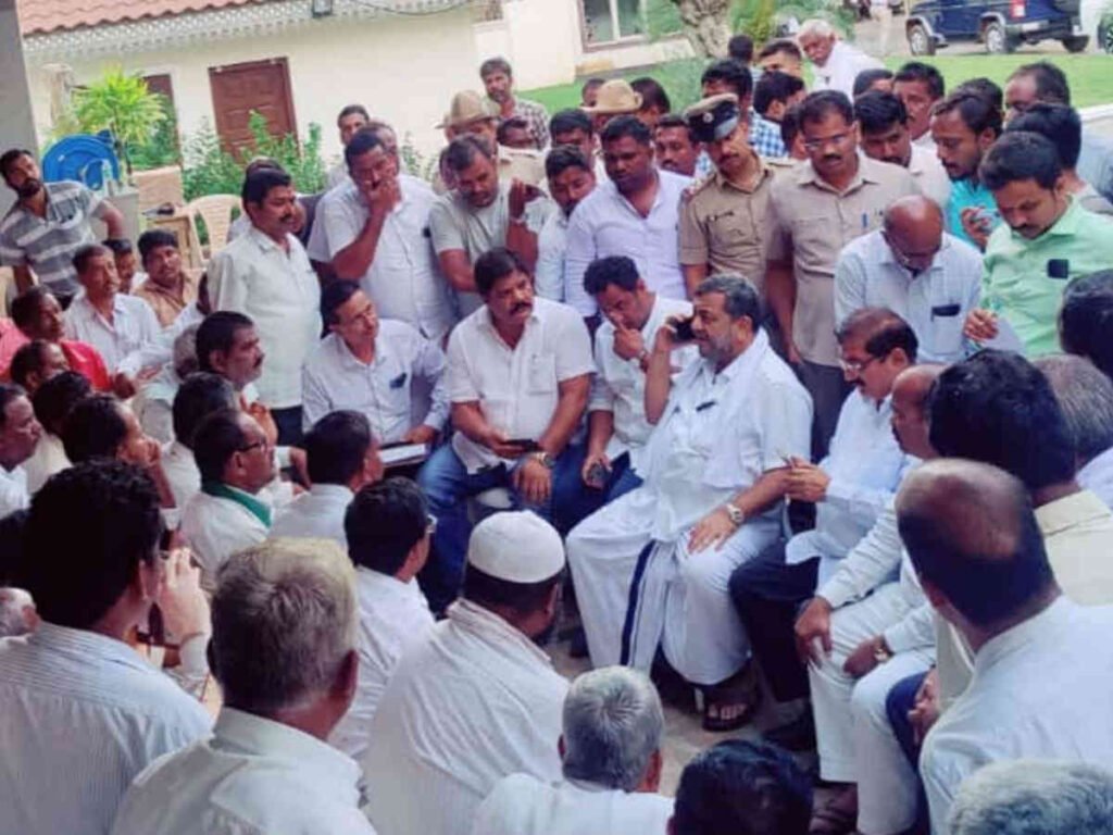 MINISTER S. S. MALLIKARJUN TALK D. K. SHIVAKUMAR