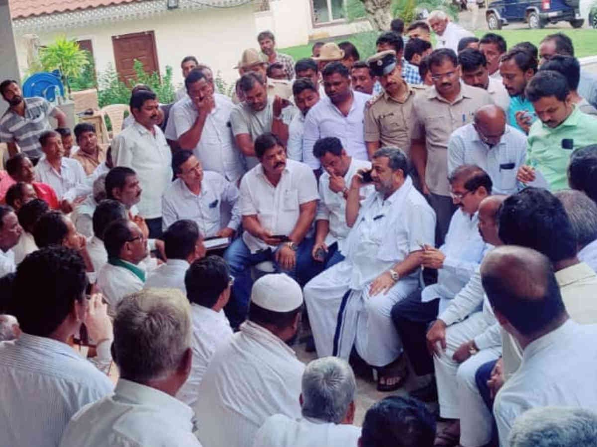 MINISTER S. S. MALLIKARJUN TALK D. K. SHIVAKUMAR